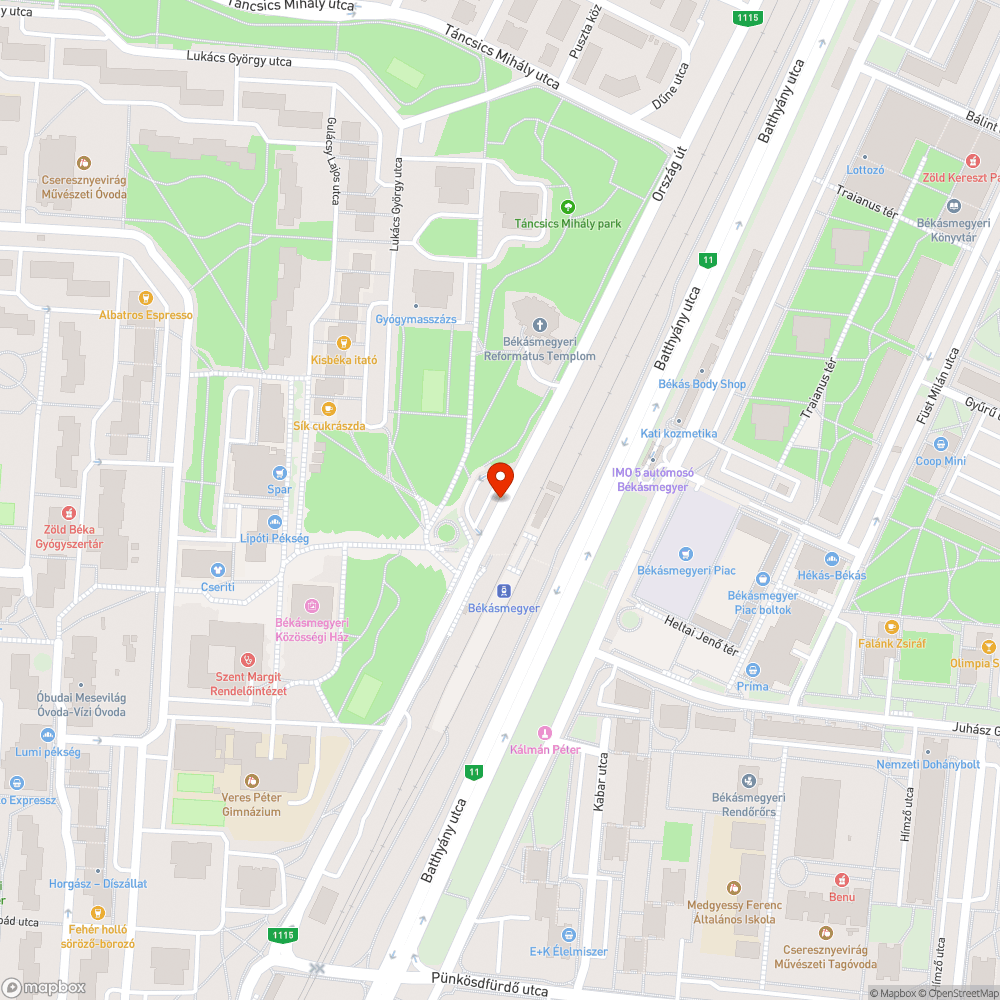 Sötét rész bejelentés helye