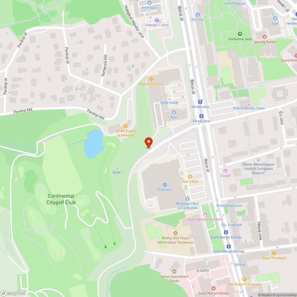 Szemét bejelentés helye