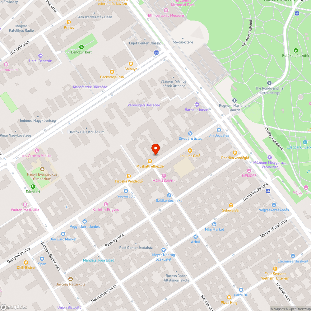 Kirakott fotel bejelentés helye