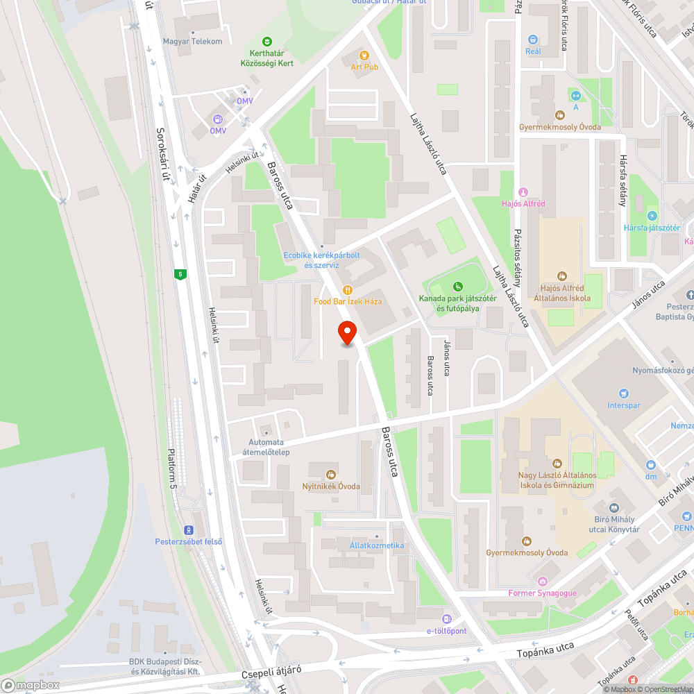 Zsákutca tábla bejelentés helye