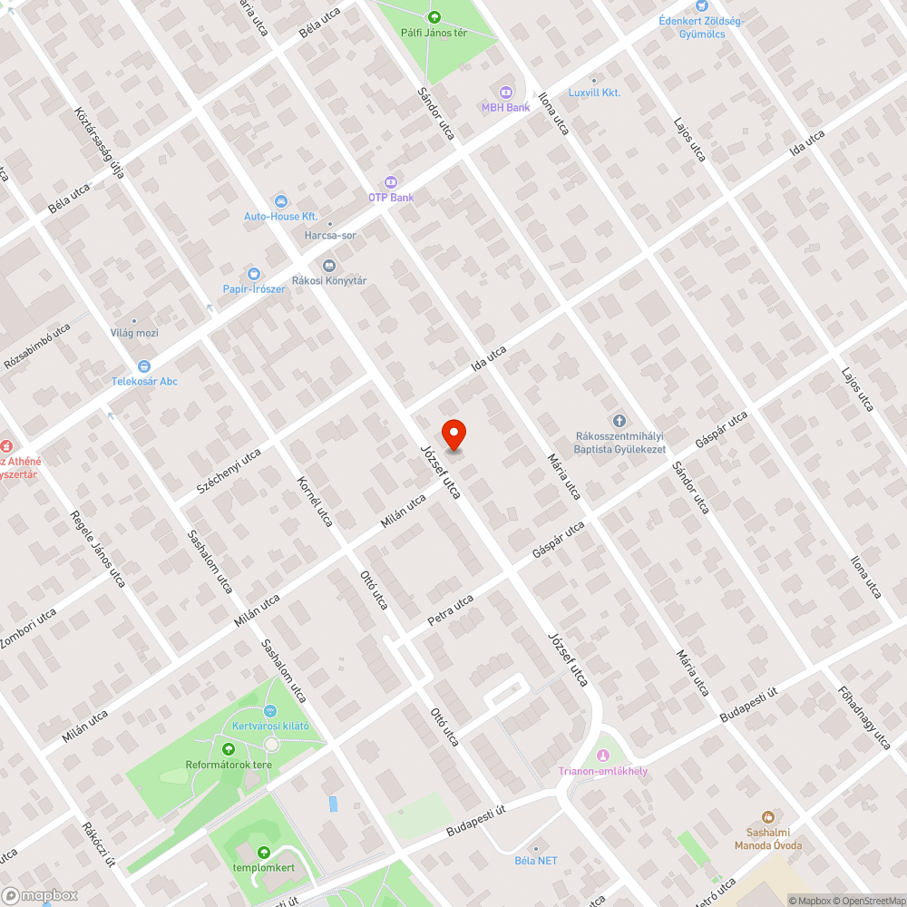 Sötét az utca bejelentés helye