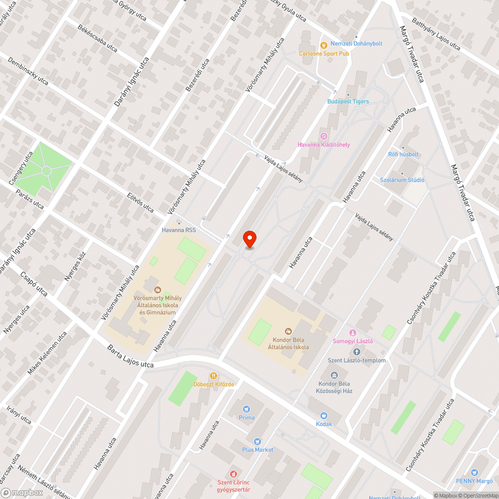 Szemét a zöldterületen bejelentés helye