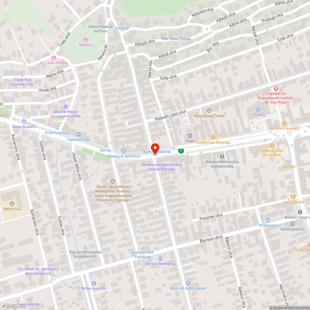 Kilapított oszlop bejelentés helye