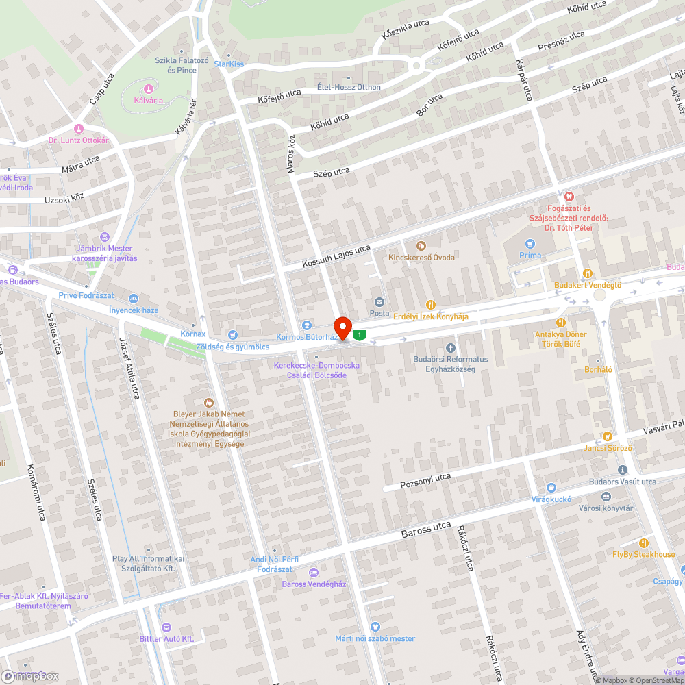 Kopott pad bejelentés helye