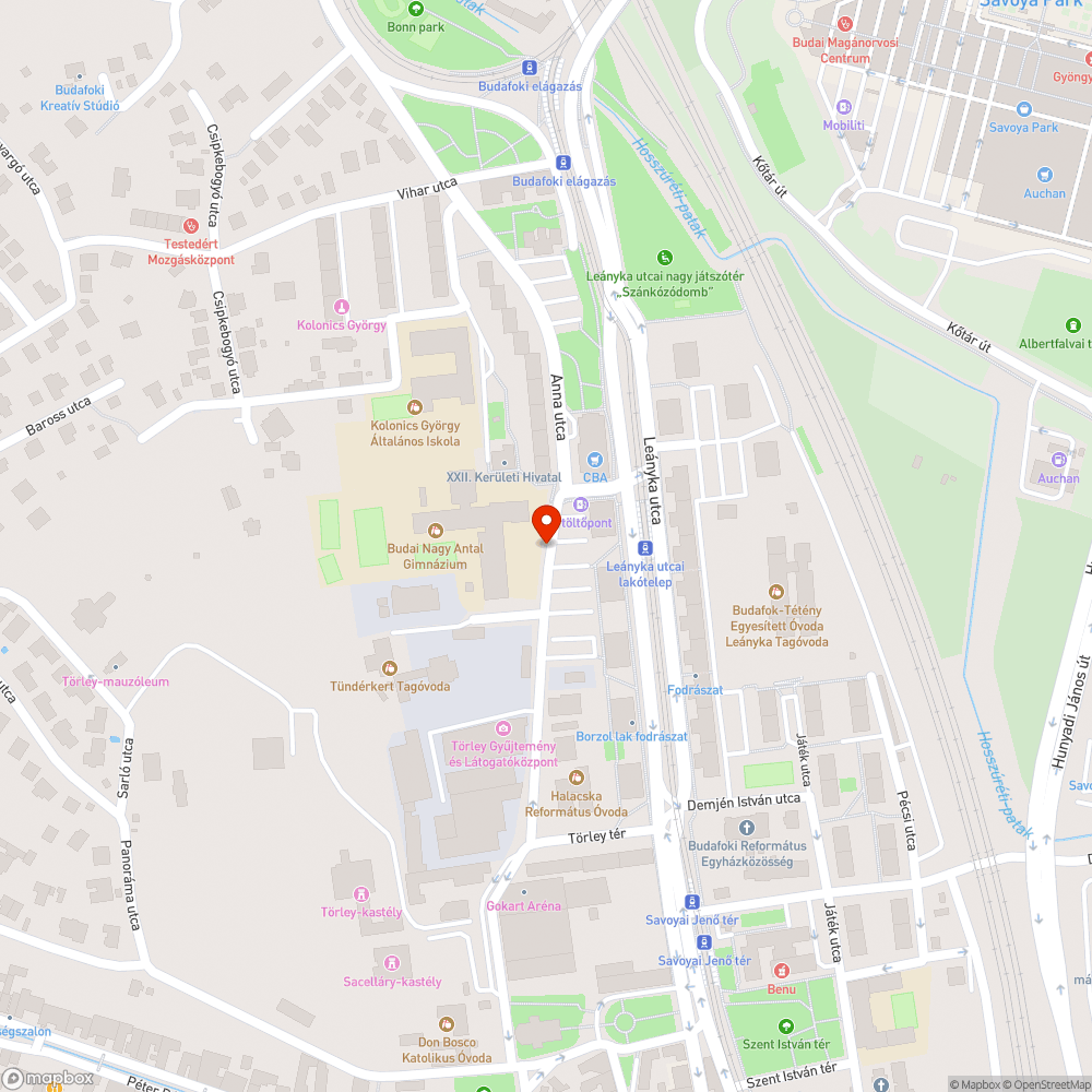 Otromba csonk az iskola bejáratánál bejelentés helye