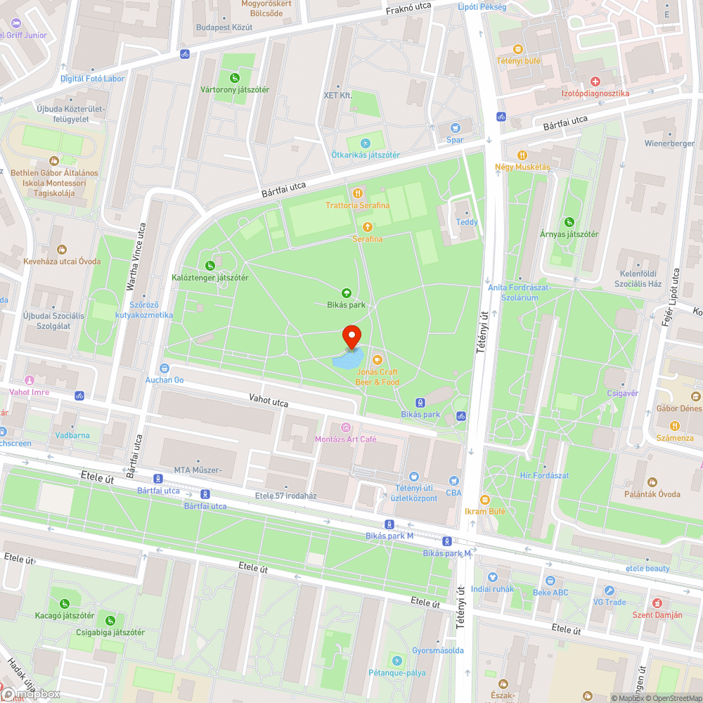 Balesetveszélyes táblák a parkban bejelentés helye