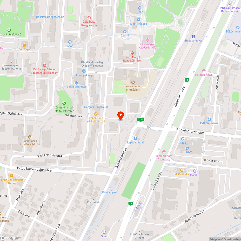 Szétesett, felborult szemetes bejelentés helye