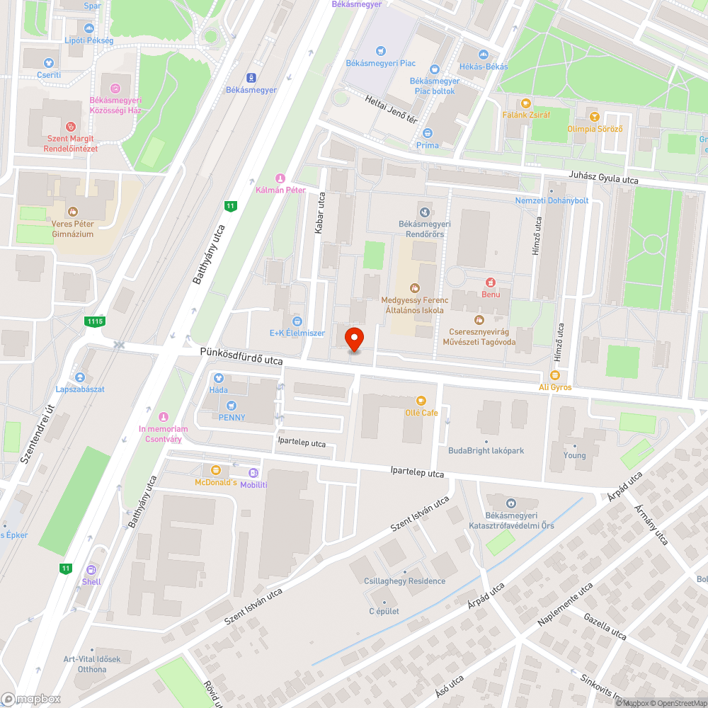 Eldugult víznyelő bejelentés helye