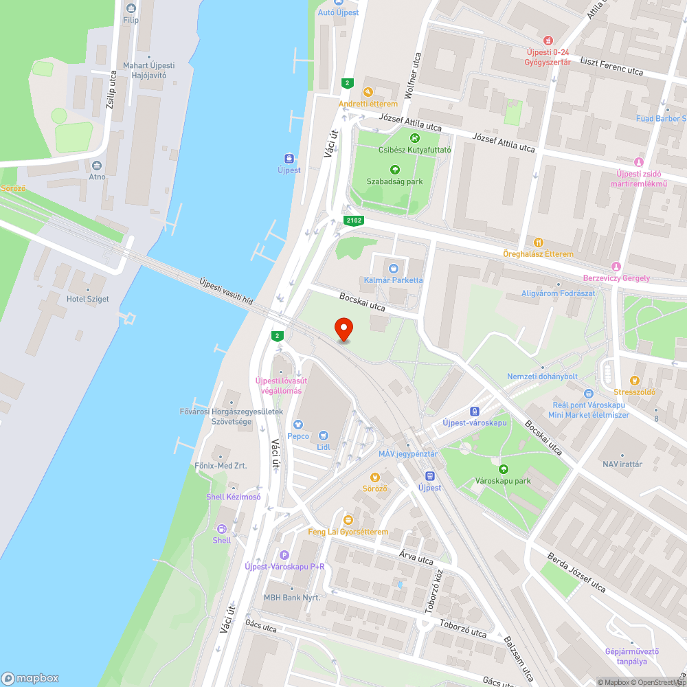 Beszakadt aknafedél Újpesti vasúti híd kerékpárút bejelentés helye