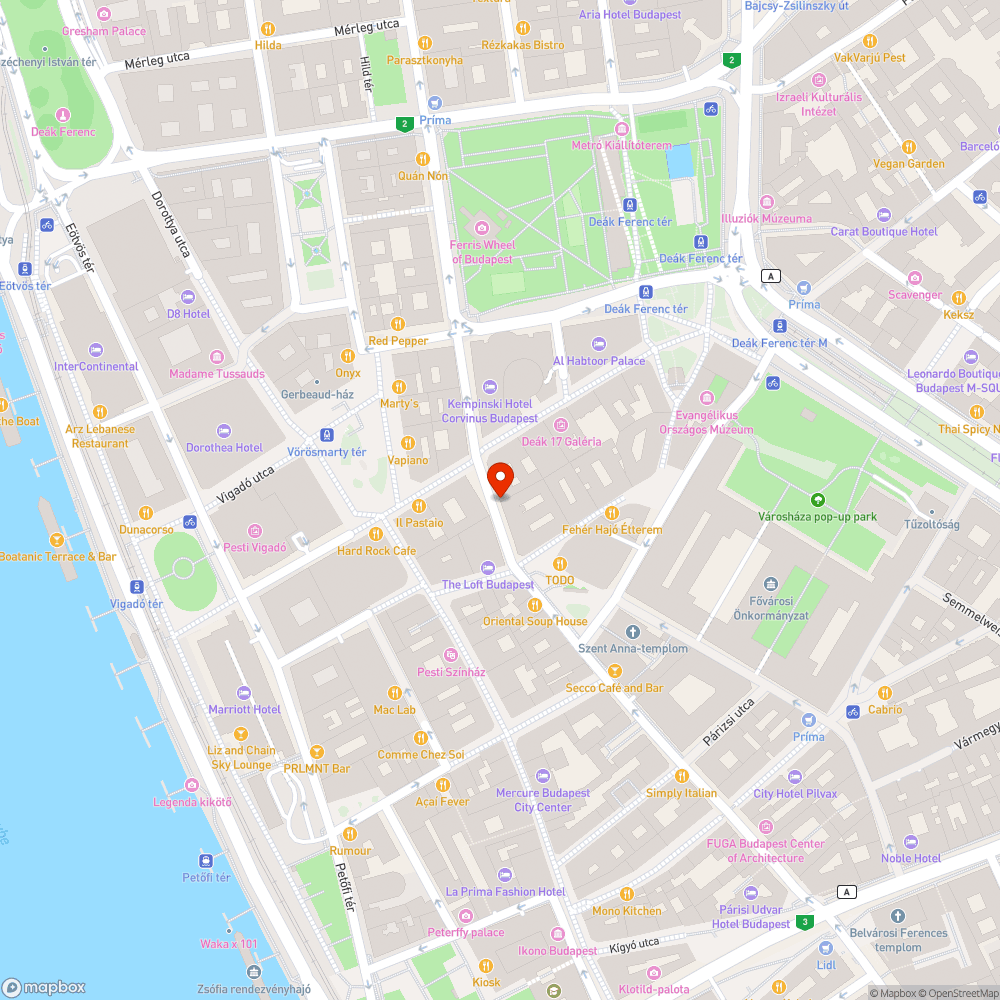 üres fahelyek a Bécsi utcában bejelentés helye