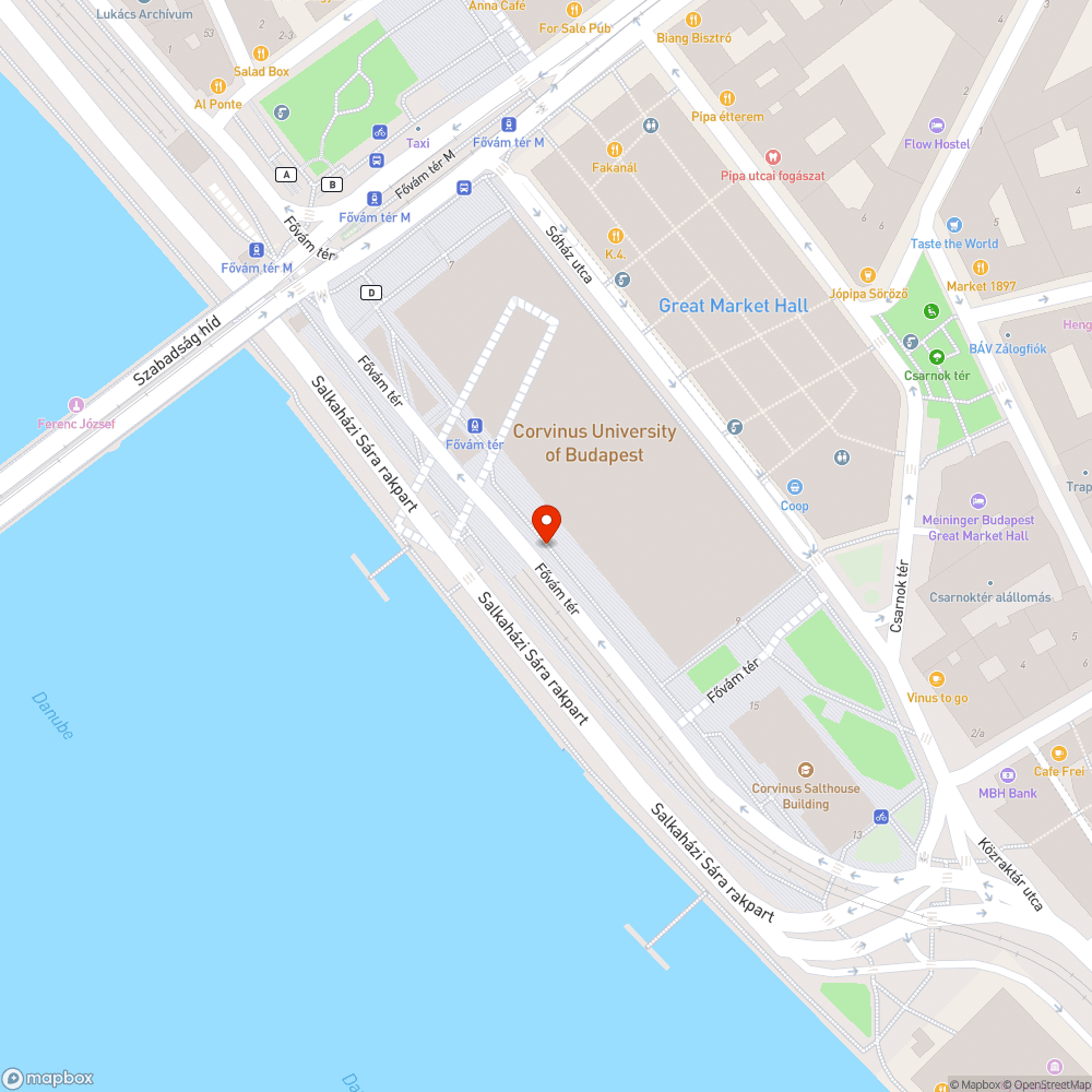 graffitik a rakparton a Corvinus Egyetem előtt bejelentés helye