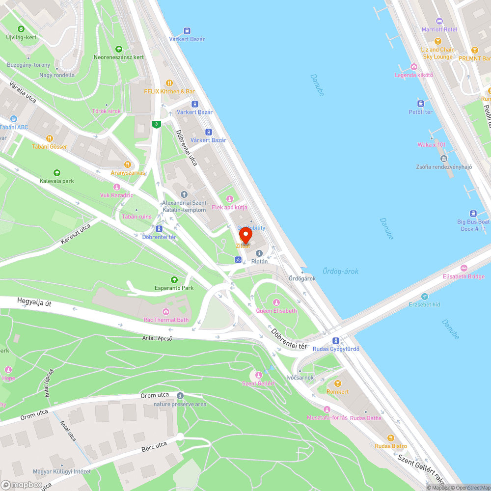 Építkezés a Döbrentei utcában bejelentés helye