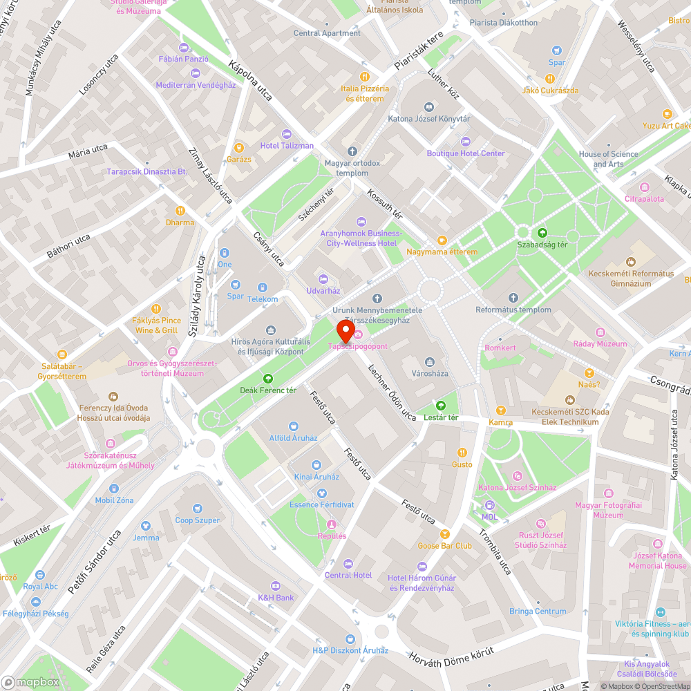 Nem működő közvilágítás a Lechner Ödön utcán bejelentés helye