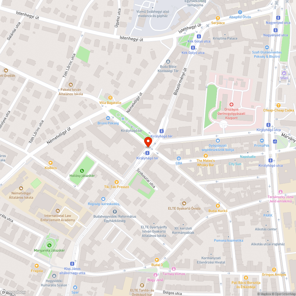 Lekopott gyalogátkelő burkolati jel bejelentés helye