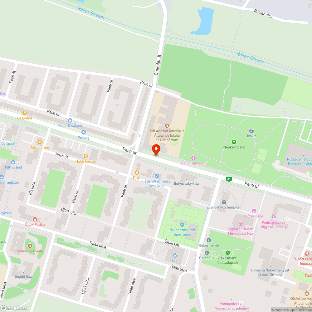 Kimozdult bejelentés helye