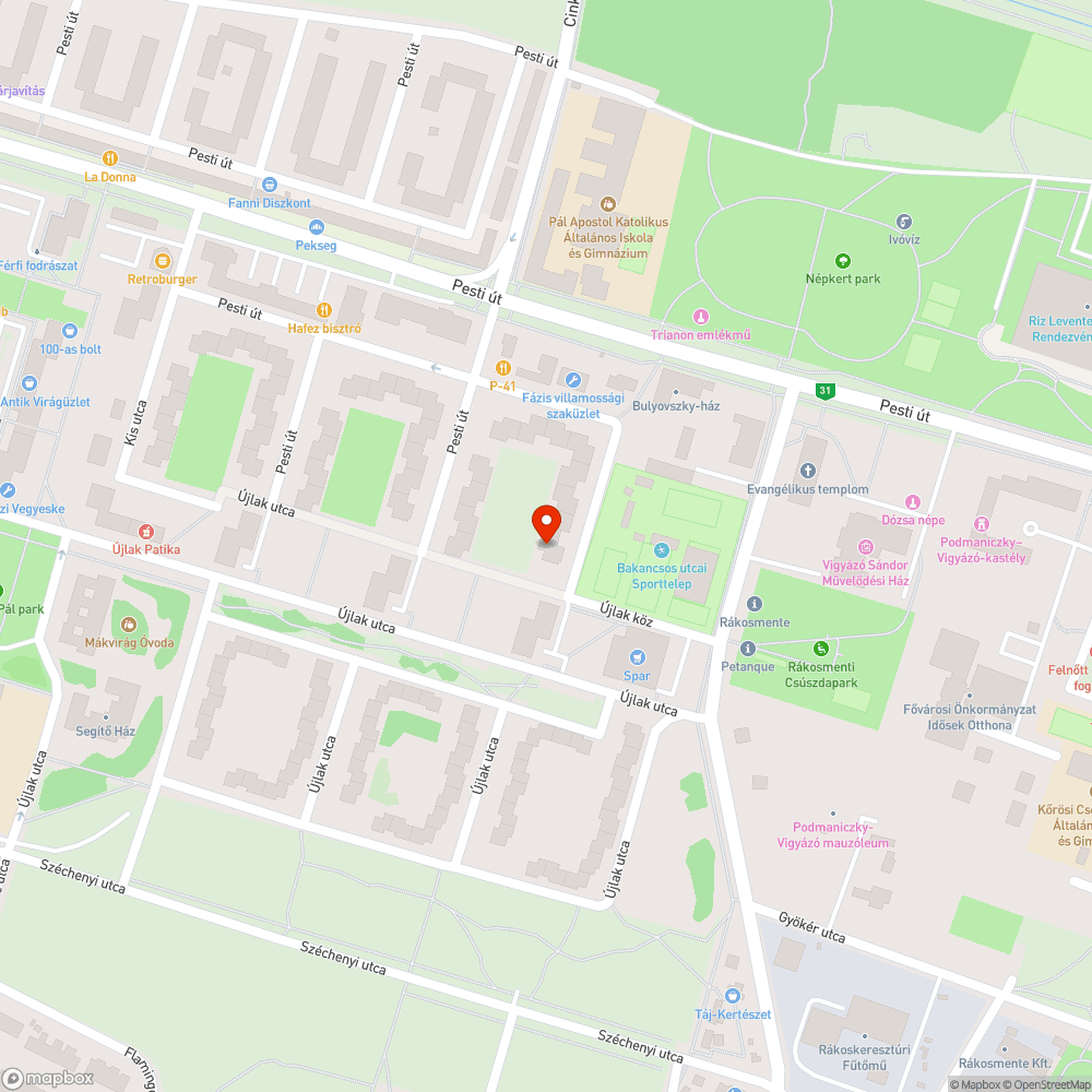 Szekér a ház mellett bejelentés helye