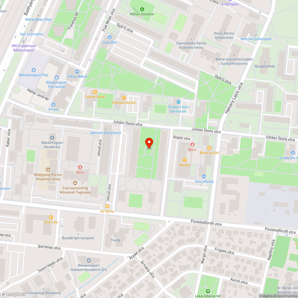 Funkció nélküli tér bejelentés helye