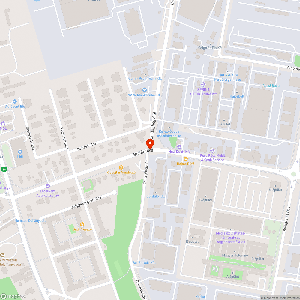 Hirdetőtábla zavarja a beláthatóságot. bejelentés helye