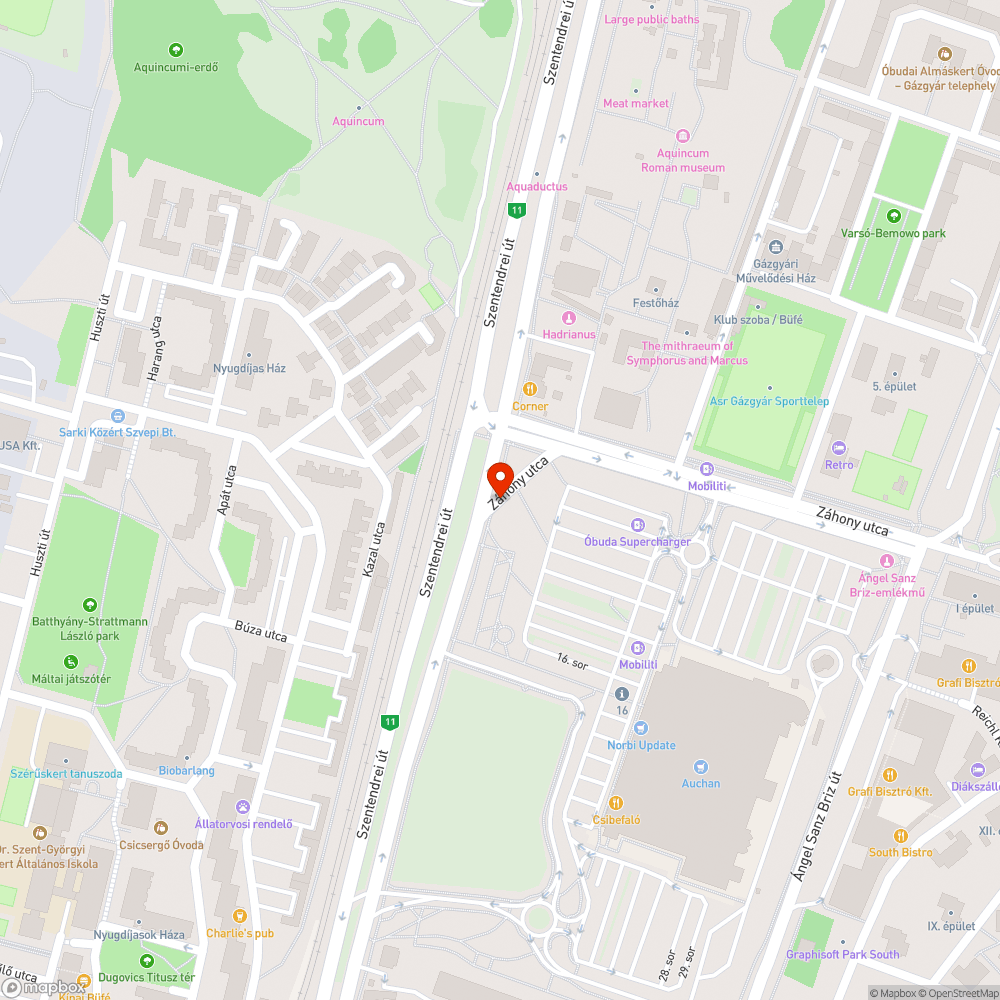 Kordonok az úttesten bejelentés helye