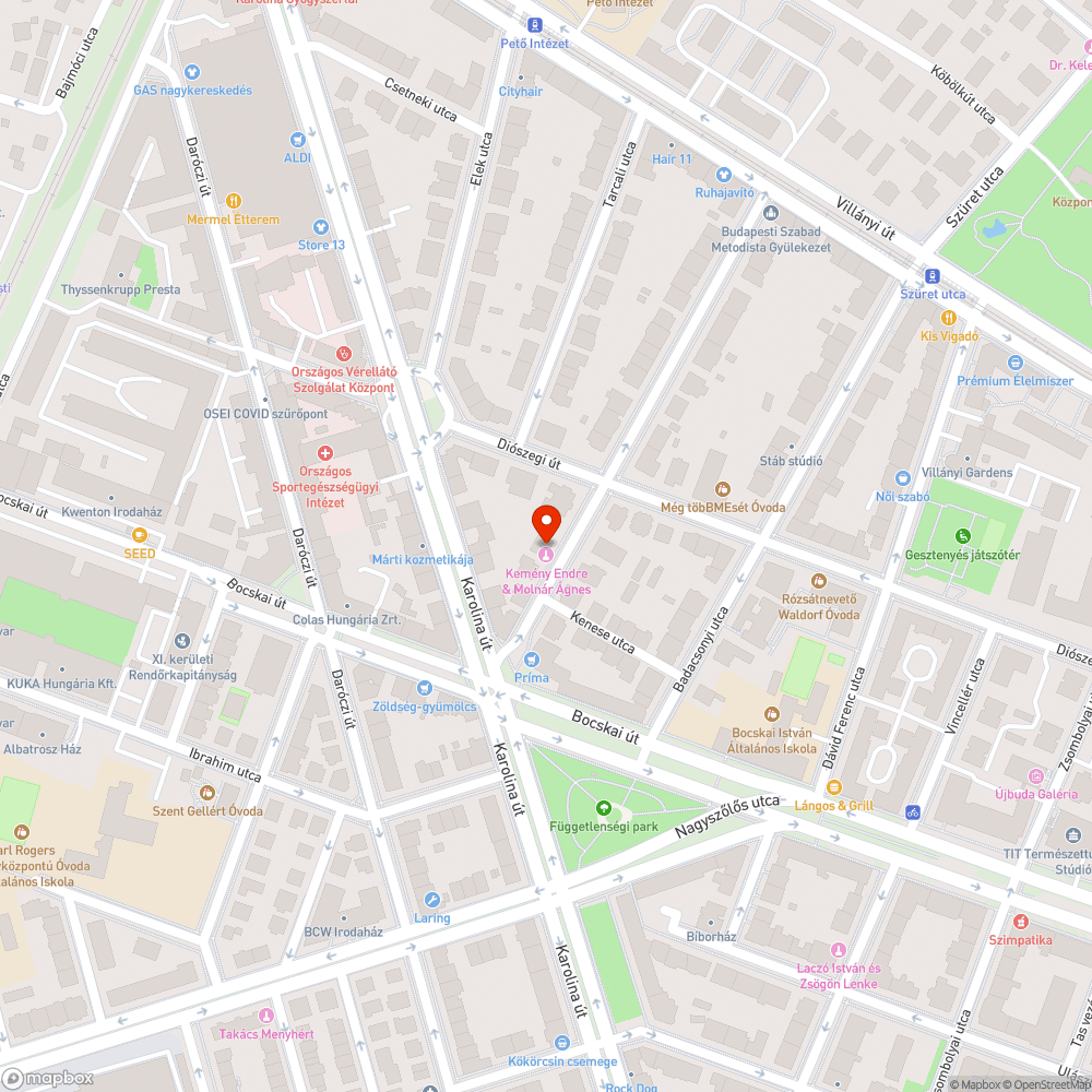 Építkezés során tönkretett járda bejelentés helye