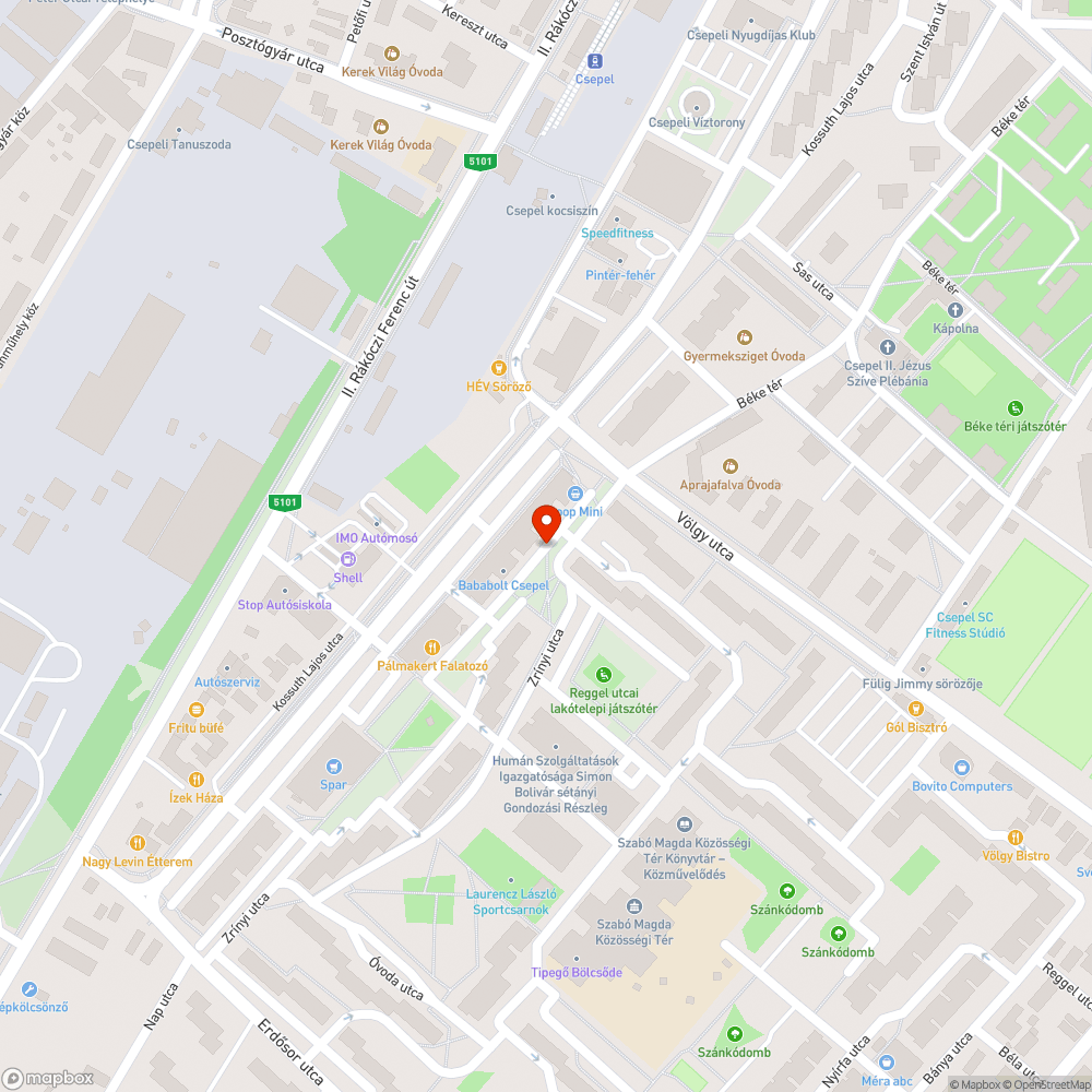 Eső esetén használhatatlan járda/út bejelentés helye