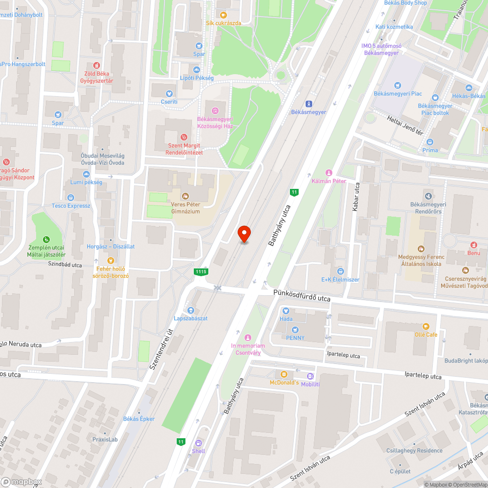 Beomlott járóút, balesetveszély bejelentés helye