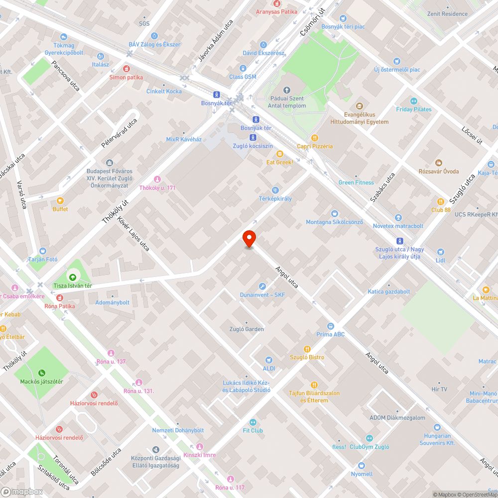 Újratermelődő szemétkupac Angol utca 50. bejelentés helye