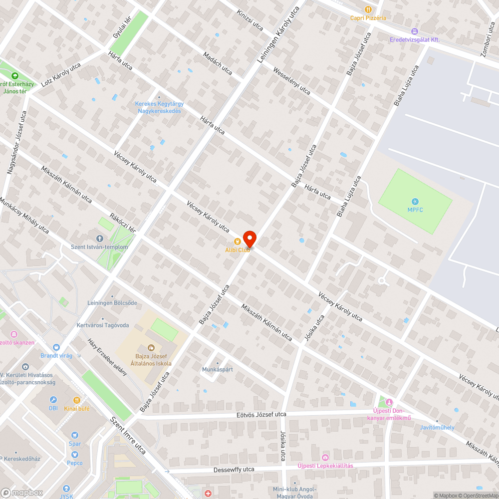 Billegő csatornafedő bejelentés helye