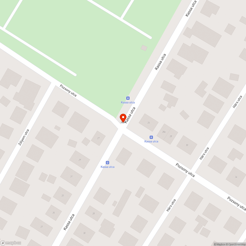 Zebra kellene bejelentés helye