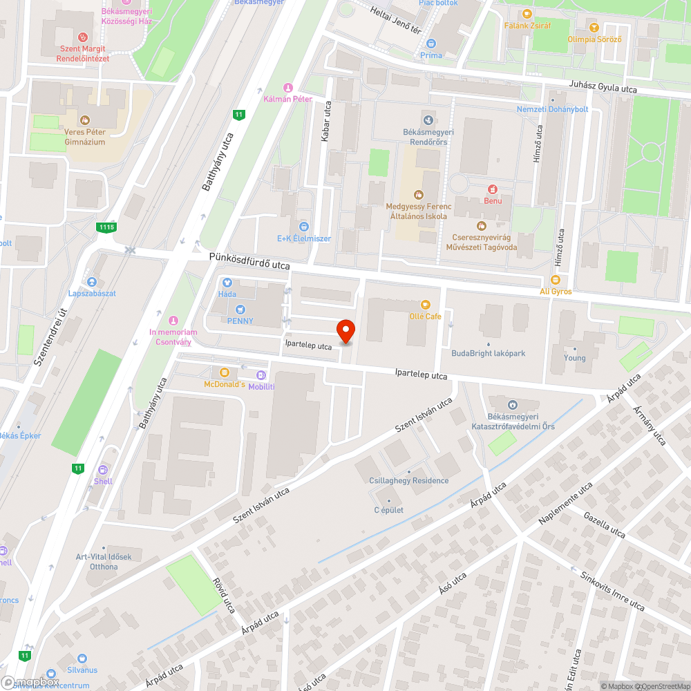 Abroncsok bejelentés helye