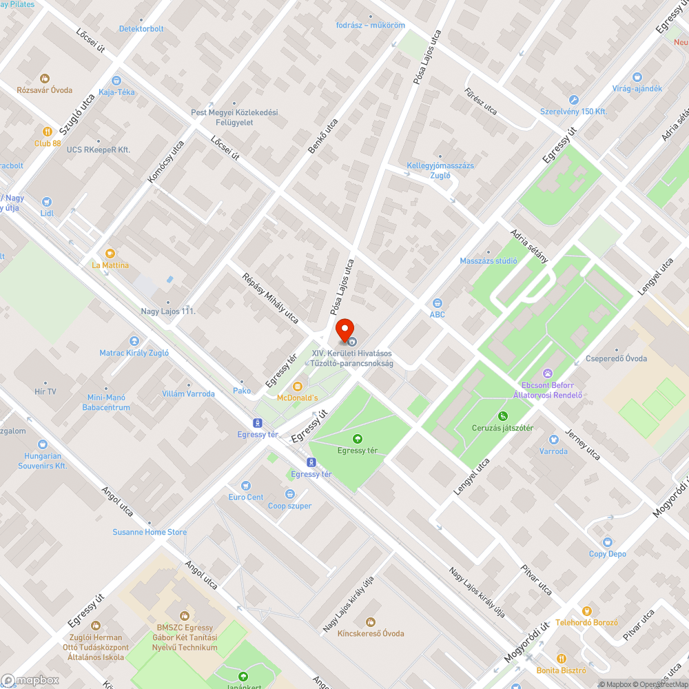 Hepe hupa bejelentés helye