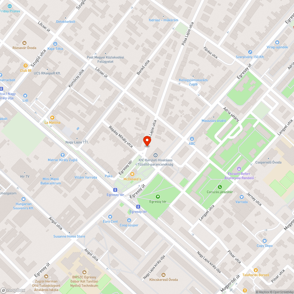 Törött fedél bejelentés helye