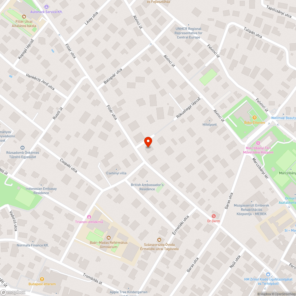 Kiszáradt és balesetveszélyes fák bejelentés helye