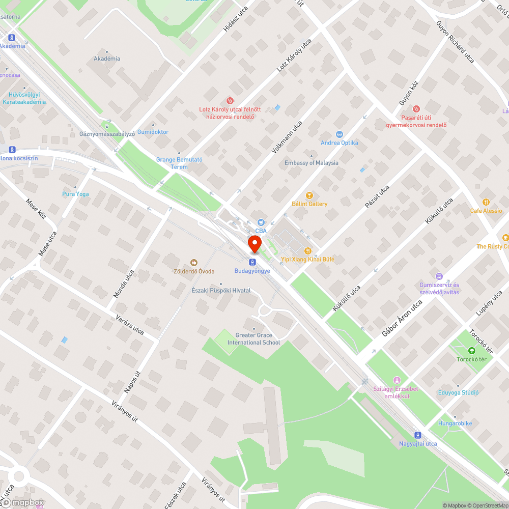 kátyúk bejelentés helye