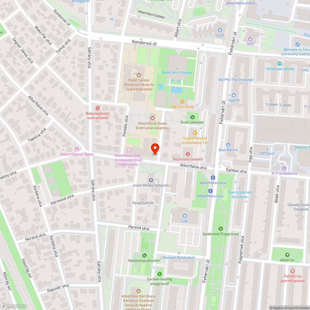 Kidőlt és dőlésnek indult KRESZ táblák bejelentés helye