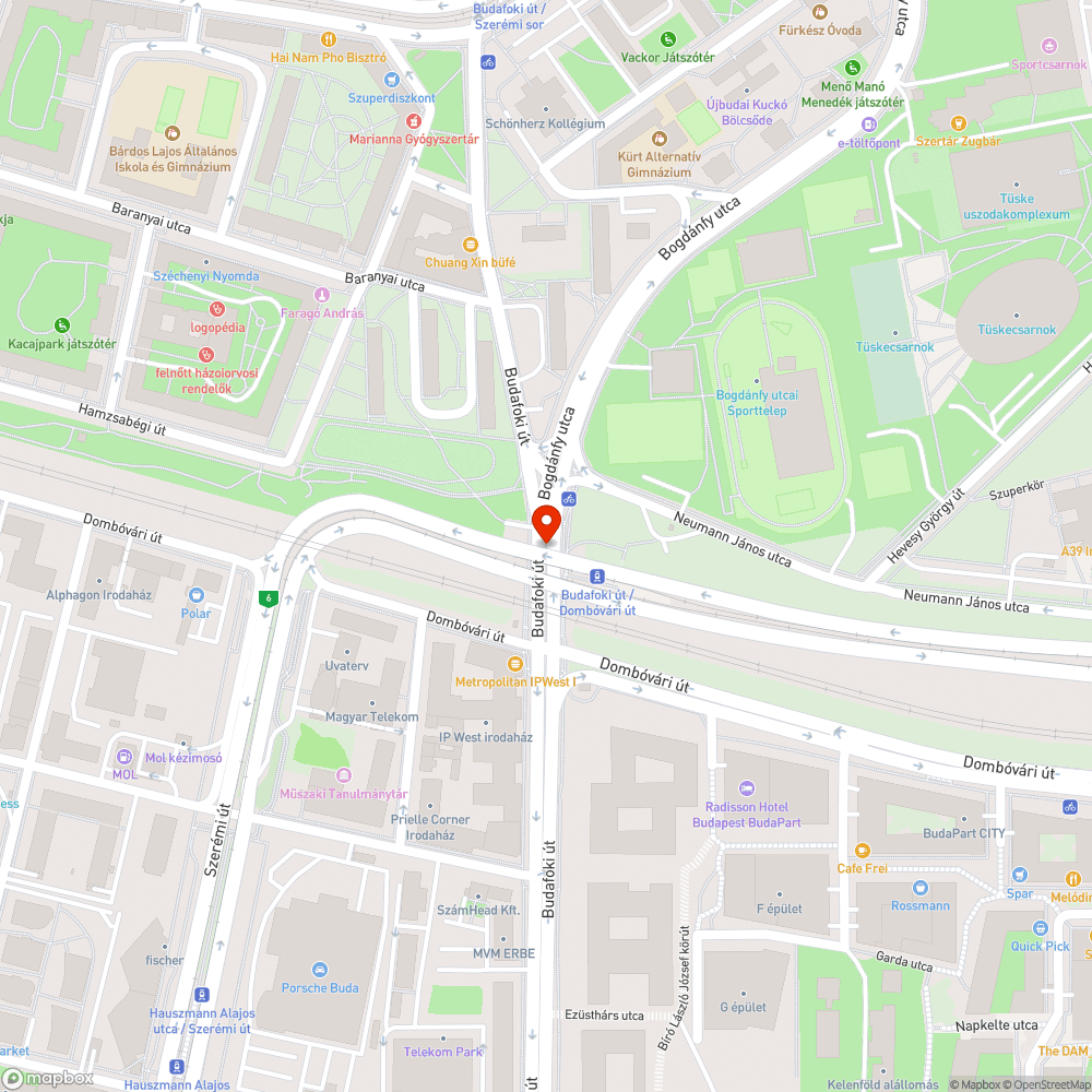 graffiti - 1-es  Villamos - Budafoki út / Dombóvári út, bejelentés helye