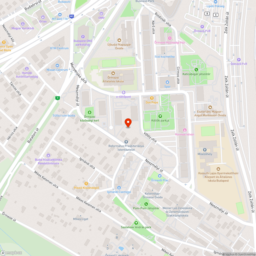 Szemétlerakat a parkban bejelentés helye