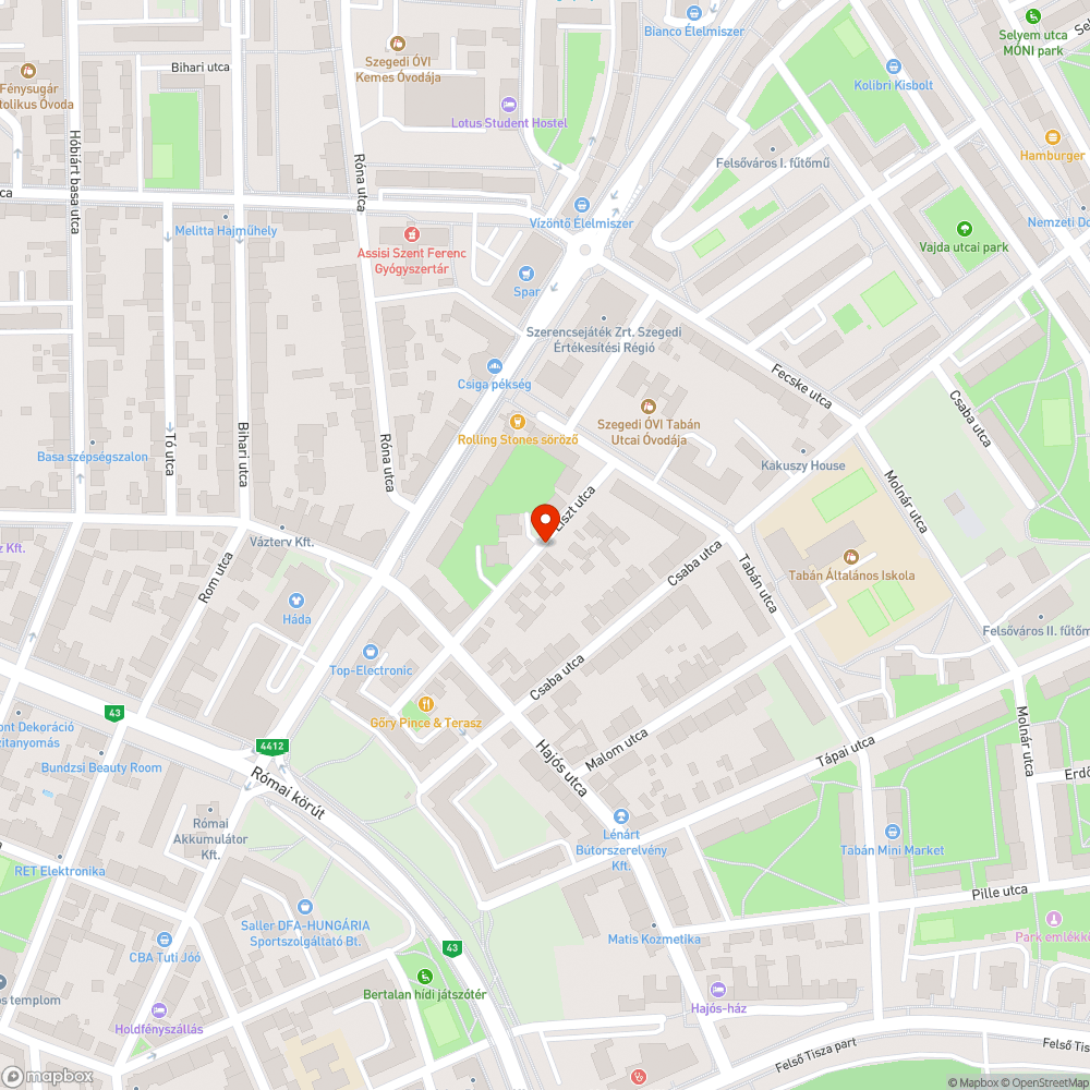 Tuskómarás (2db) - Liszt u.19/a. bejelentés helye