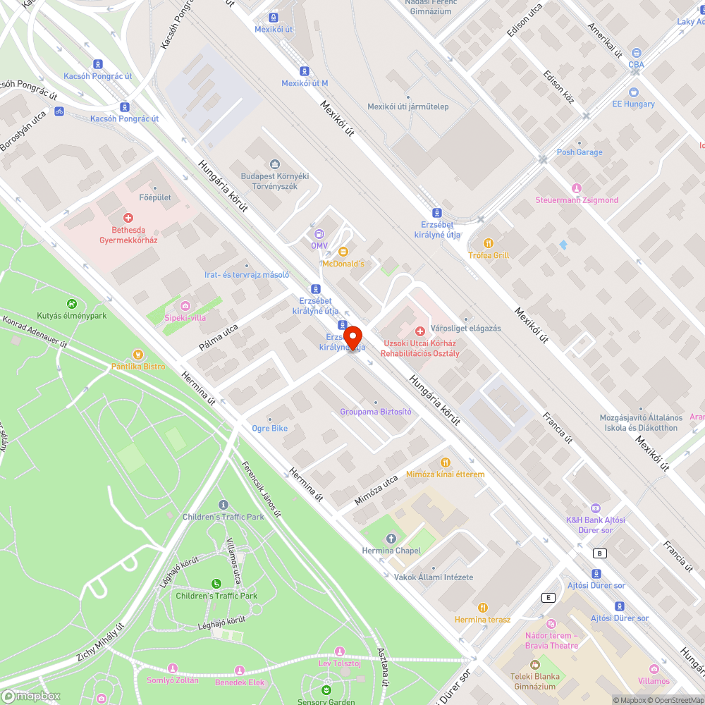 Üres fahely bejelentés helye