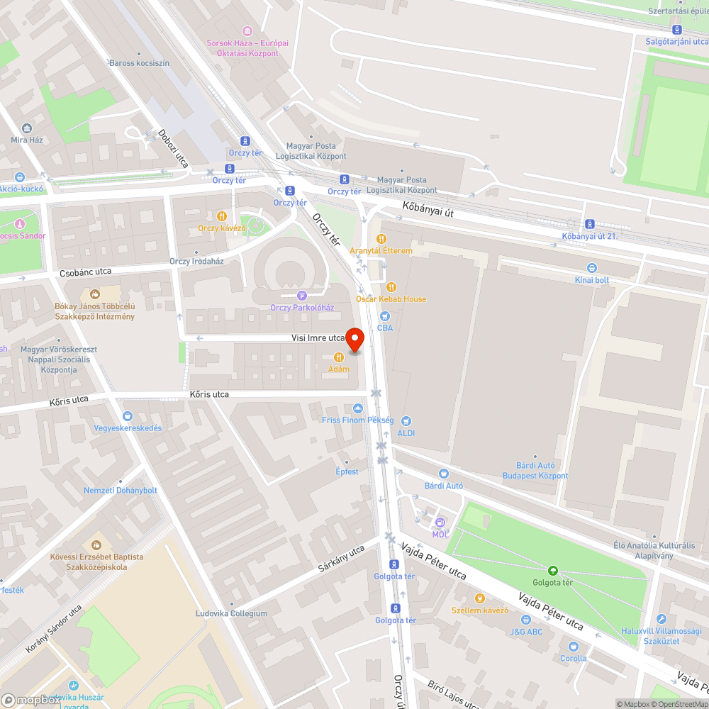 Nem takarított úttesten gyűlik a hulladék bejelentés helye