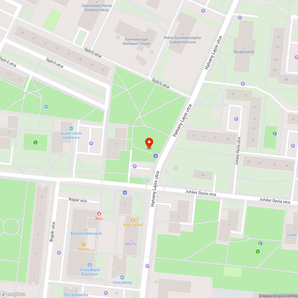 Szemét a bokor körül bejelentés helye