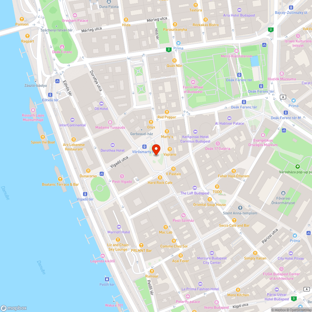 Fagy elleni szoborvédelem a Vörösmarty téren bejelentés helye