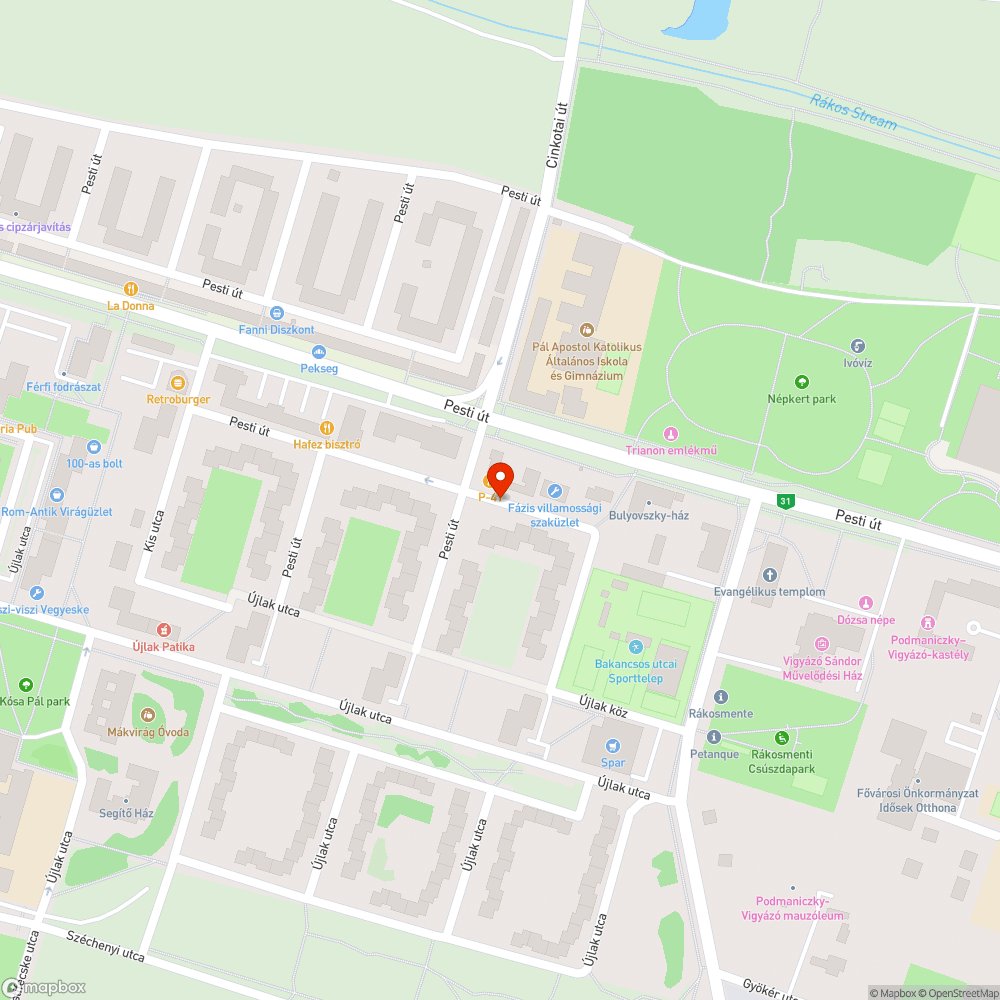 Bútor maradvány bejelentés helye