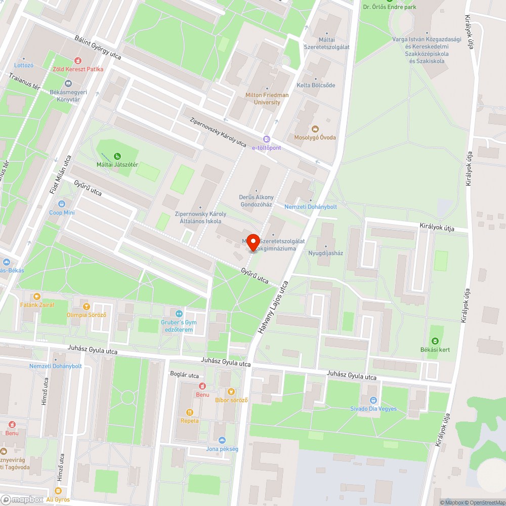 Graffitis bejelentés helye