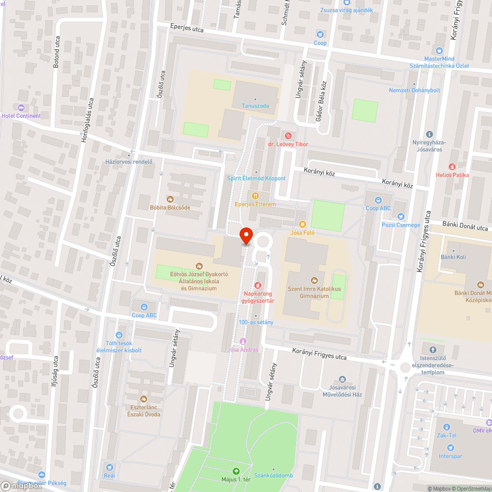 Balesetveszélyes járda bejelentés helye