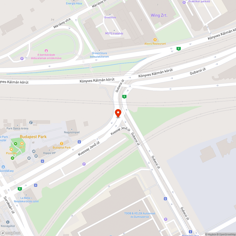 Graffitis falak bejelentés helye