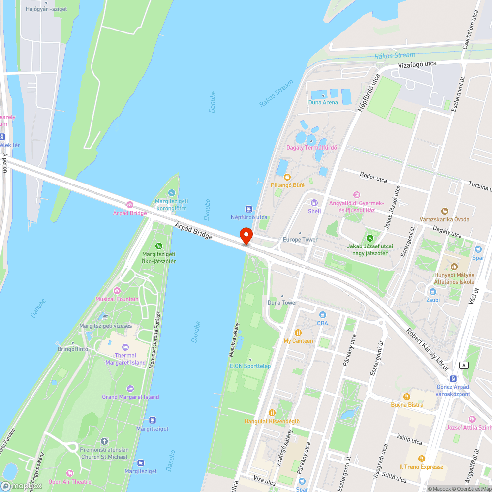 graffiti - Árpád híd talapzata bejelentés helye