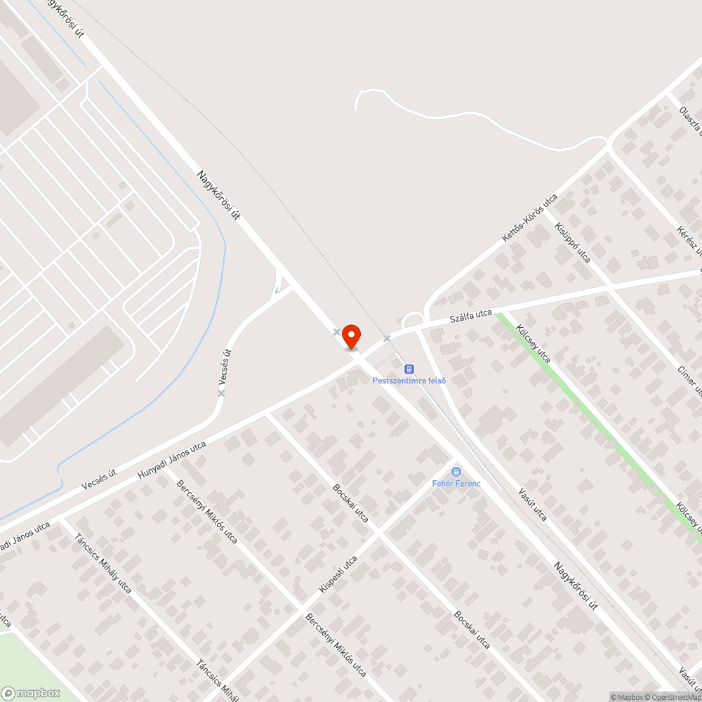 Kanyarodni tilos? bejelentés helye