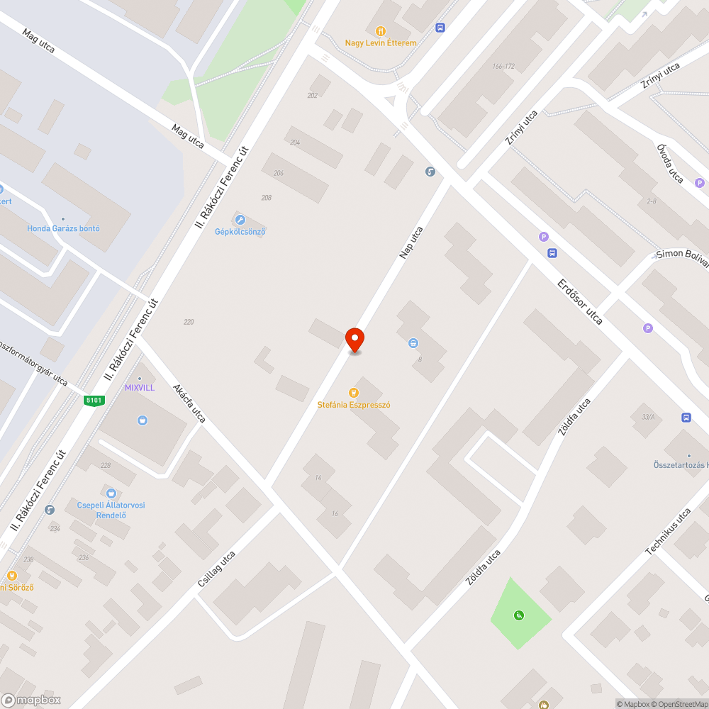 Kidöntött közl. tábla bejelentés helye