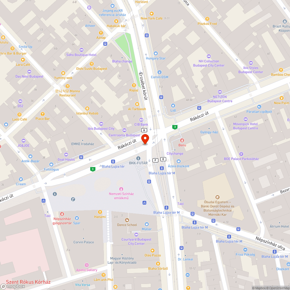 Kiégett jelzőlámpa bejelentés helye